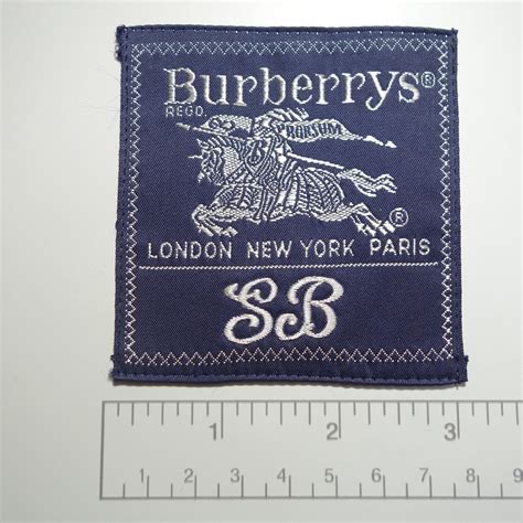 vintage burberry tags|authentic burberry labels.